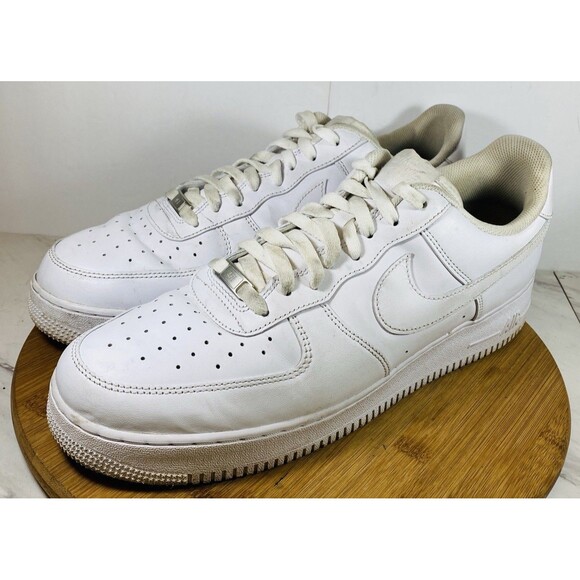 Nike Air Force 1 White Leather CW2288-111 Men’s Size 14US Athletic - Picture 1 of 6